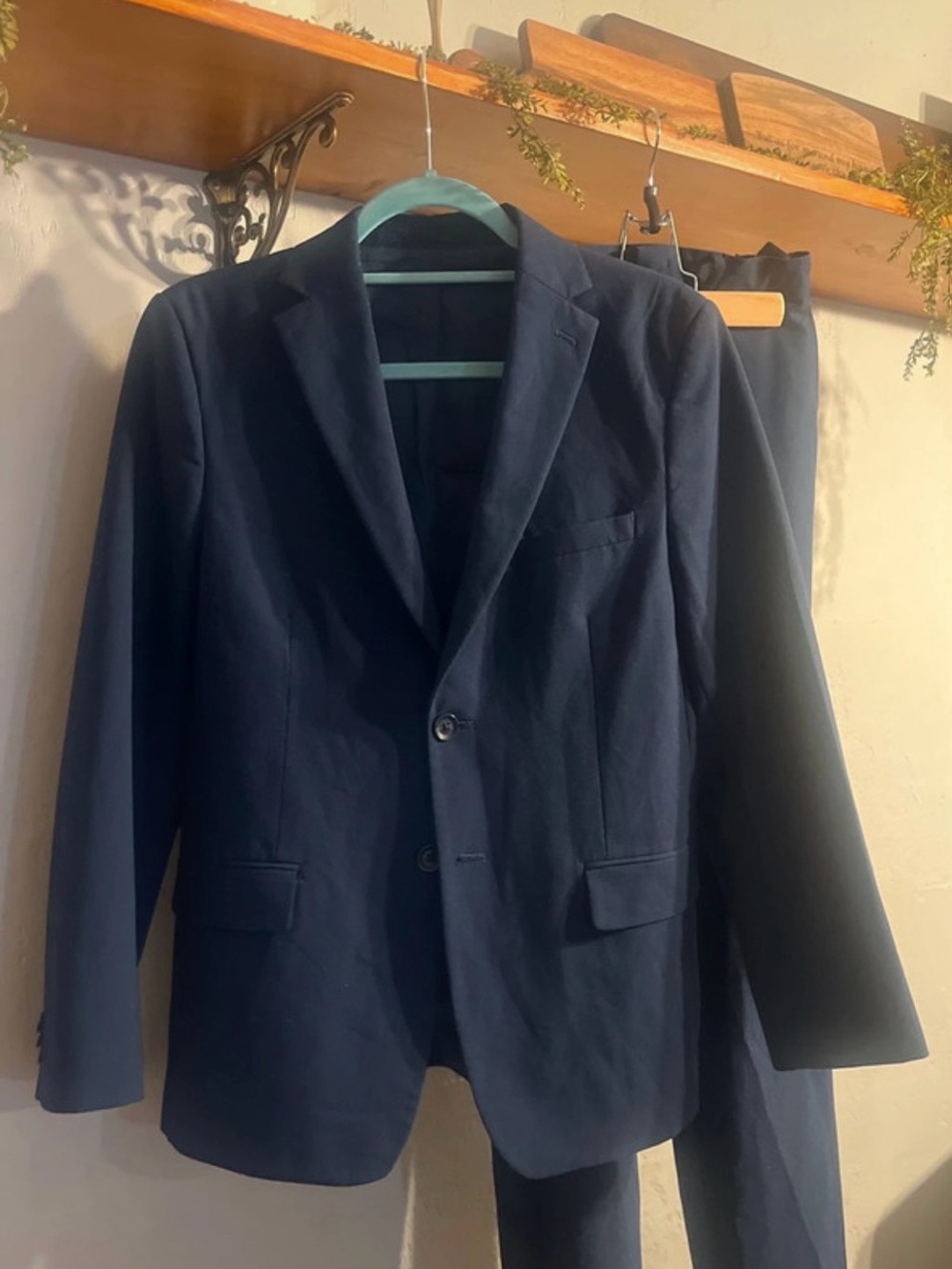Kenneth Cole Men's Dark Navy Two-Piece Suit